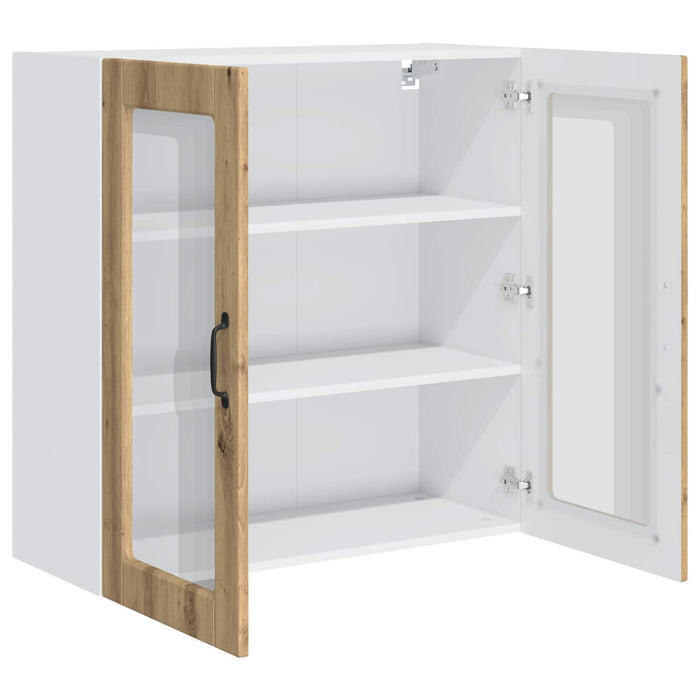 Mobile da cucina con porta-Armadio da cucina Rovere artigianale 80 x 31 x 80 cm 428287