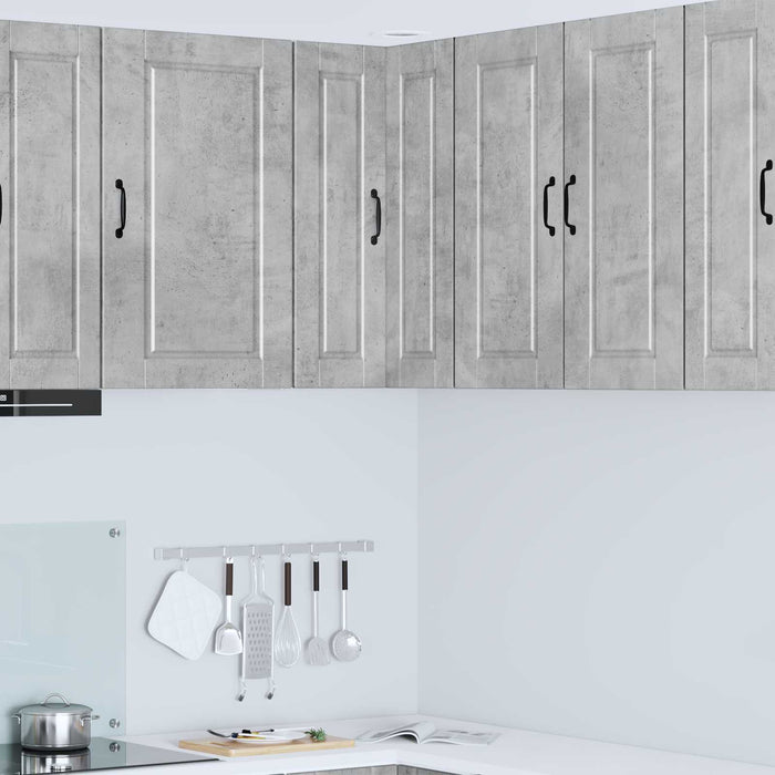 Mobile da cucina con lo scaffale-Armadio da cucina Grigio cemento 57 x 57 x 80 cm 693608