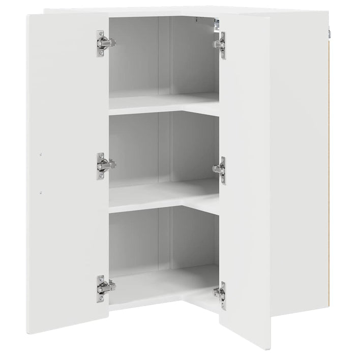 Mobile da cucina con lo scaffale-Armadio da cucina Bianco Lucido 57 x 57 x 80 cm 151176