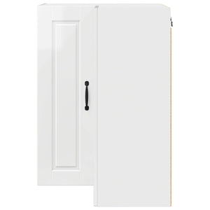 Mobile da cucina con lo scaffale Bianco Lucido 57 x 57 x 80 cm 885429