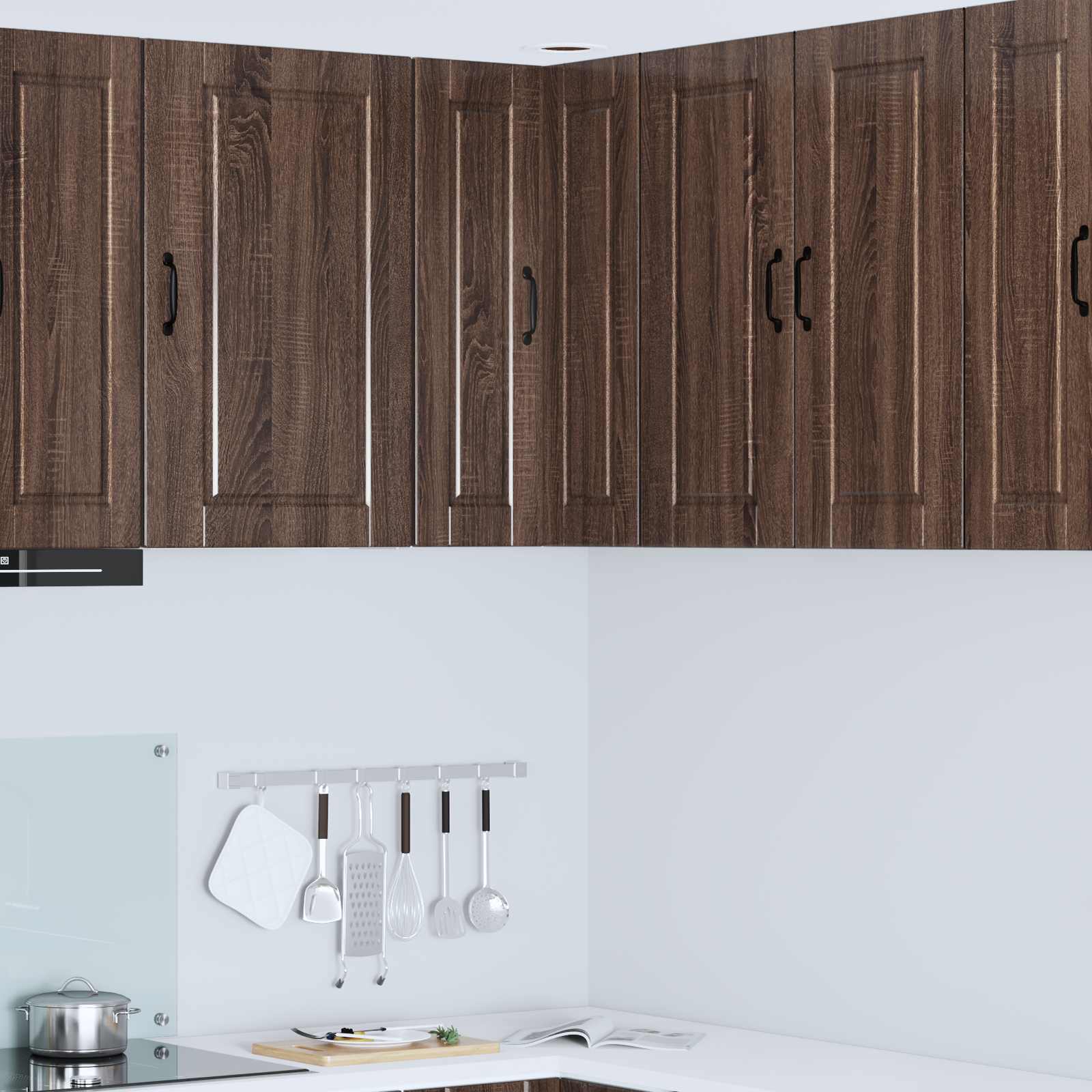 Mobile da cucina con lo scaffale-Armadio da cucina Rovere Marrone 57 x 57 x 80 cm 491679