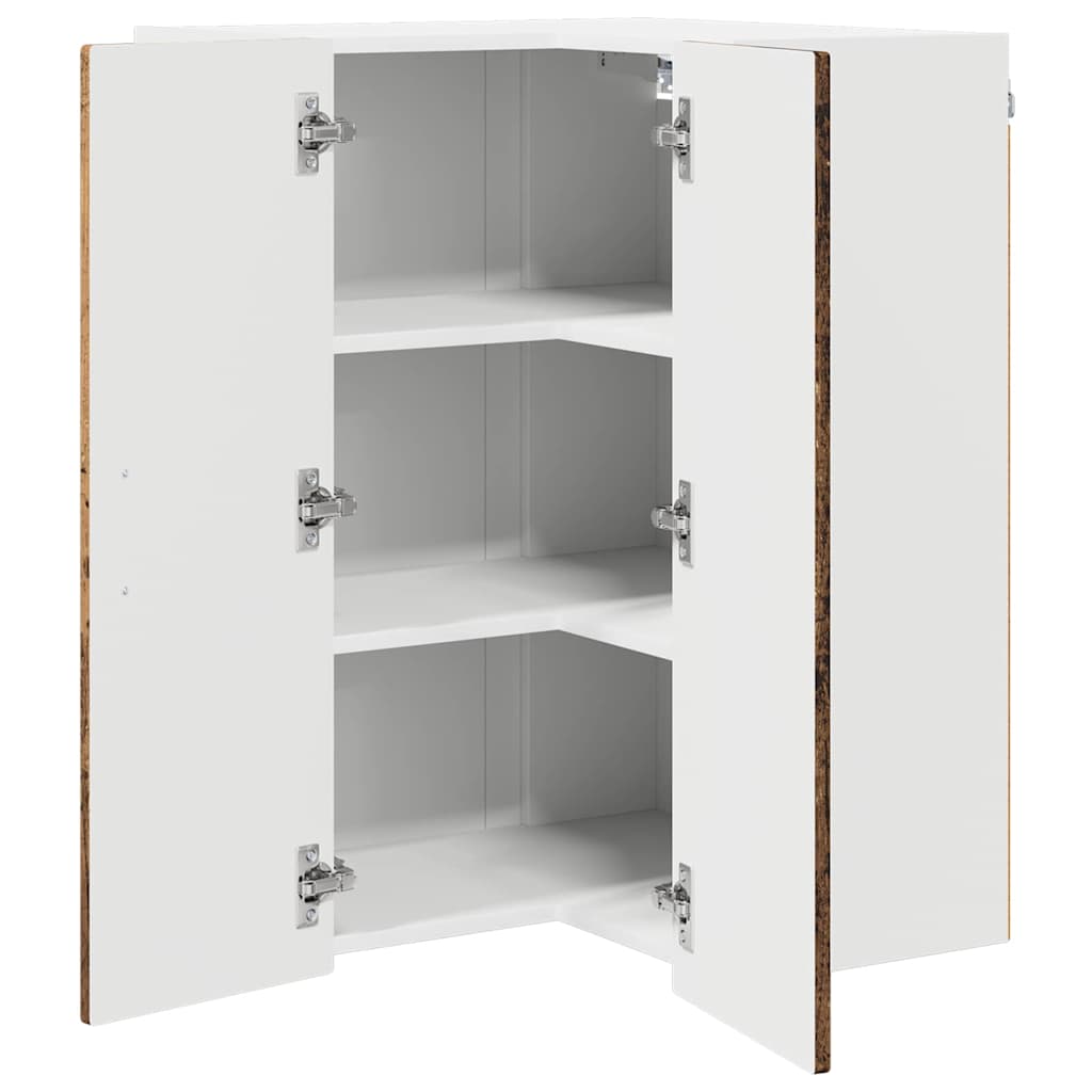 Mobile da cucina con lo scaffale-Armadio da cucina Legno vecchio 57 x 57 x 80 cm 252719