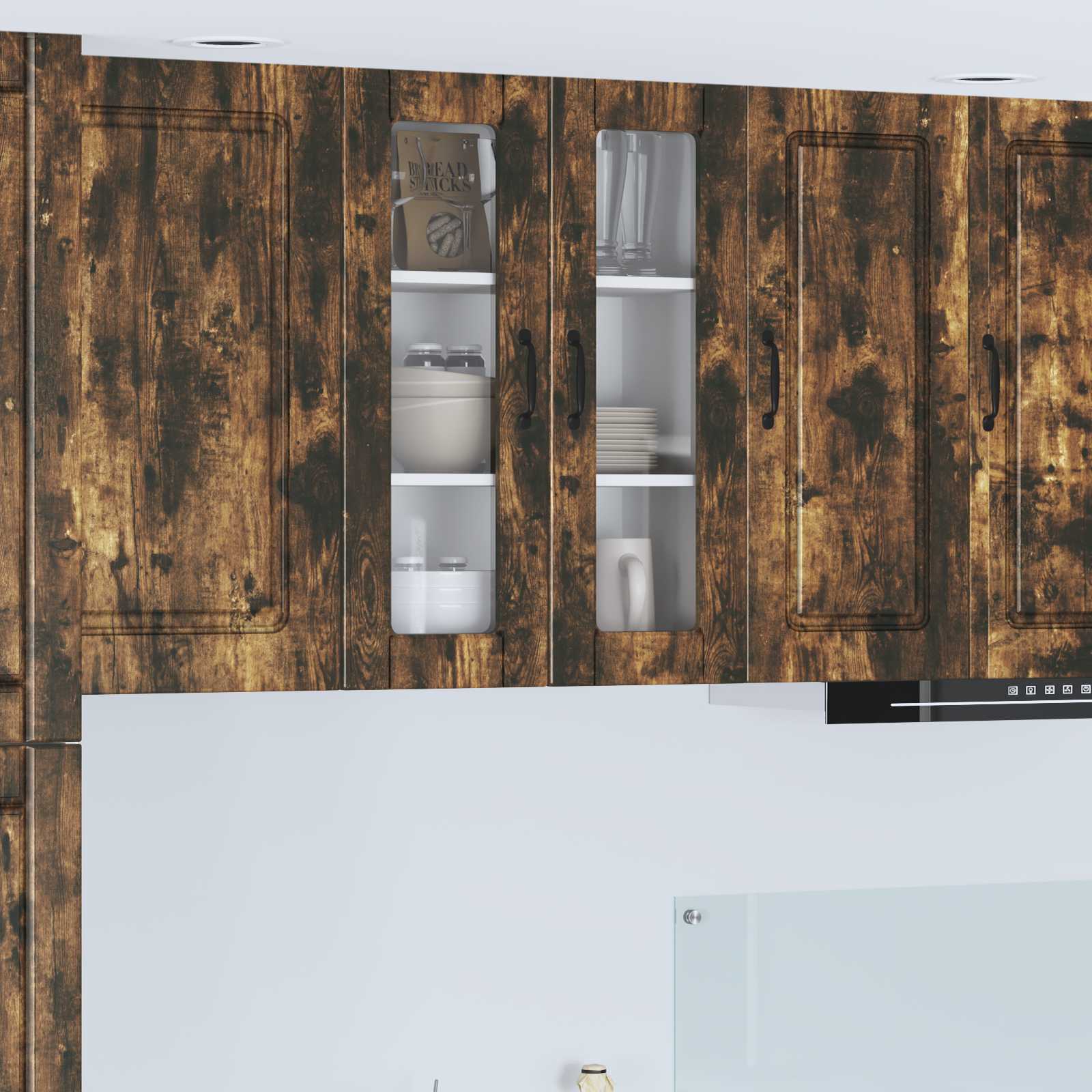 Mobile da cucina-Armadio da cucina Rovere fum¨¦ 60 x 31 x 80 cm Legno multistrato 551789