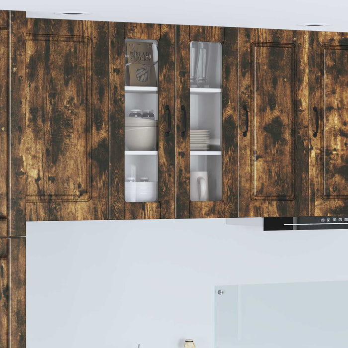 Mobile da cucina-Armadio da cucina Rovere fum¨¦ 60 x 31 x 80 cm Legno multistrato 551789