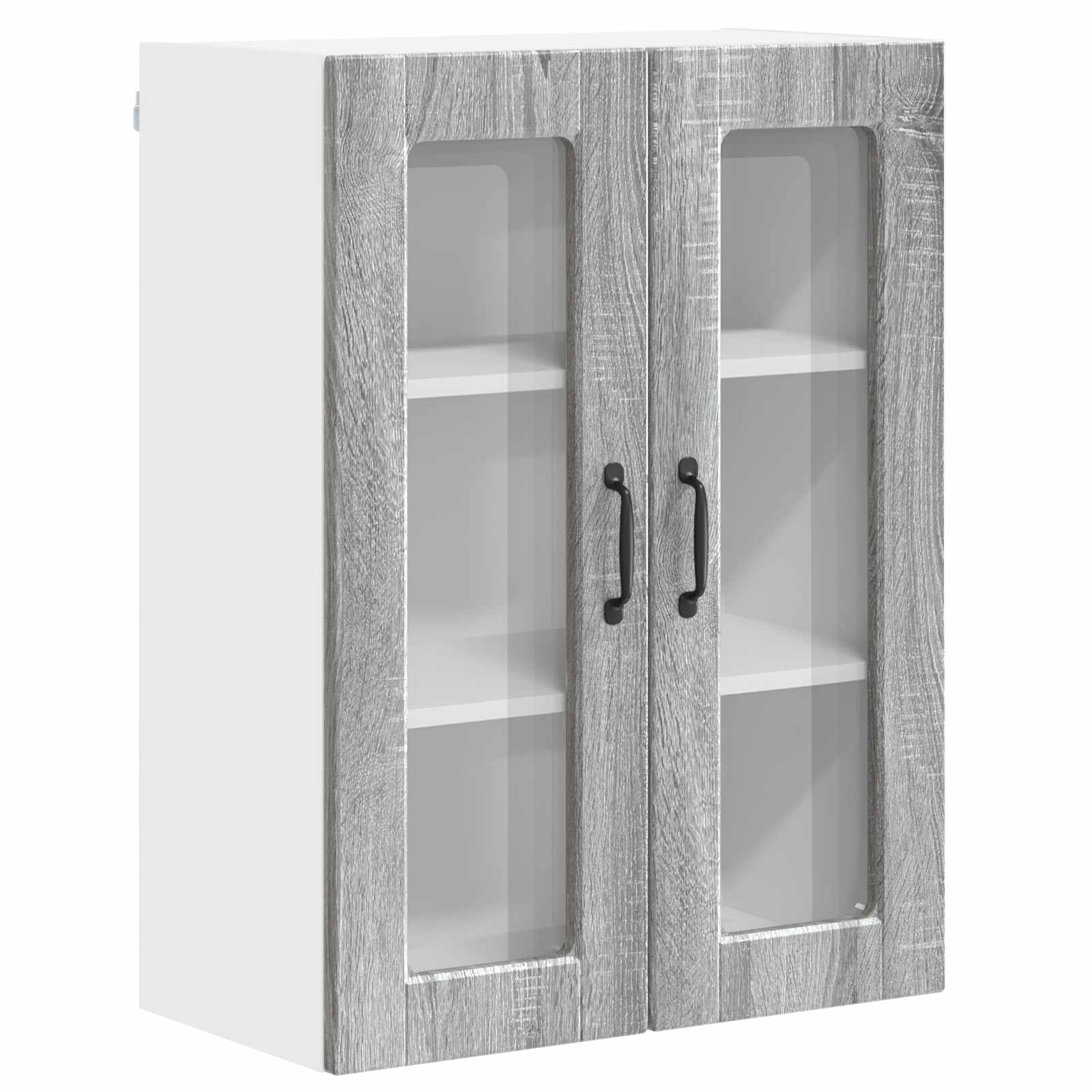 Mobile da cucina con lo scaffale-Armadio da cucina Grigio Sonoma 60 x 31 x 80 cm 209139