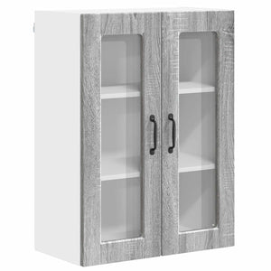 Mobile da cucina con lo scaffale-Armadio da cucina Grigio Sonoma 60 x 31 x 80 cm 209139