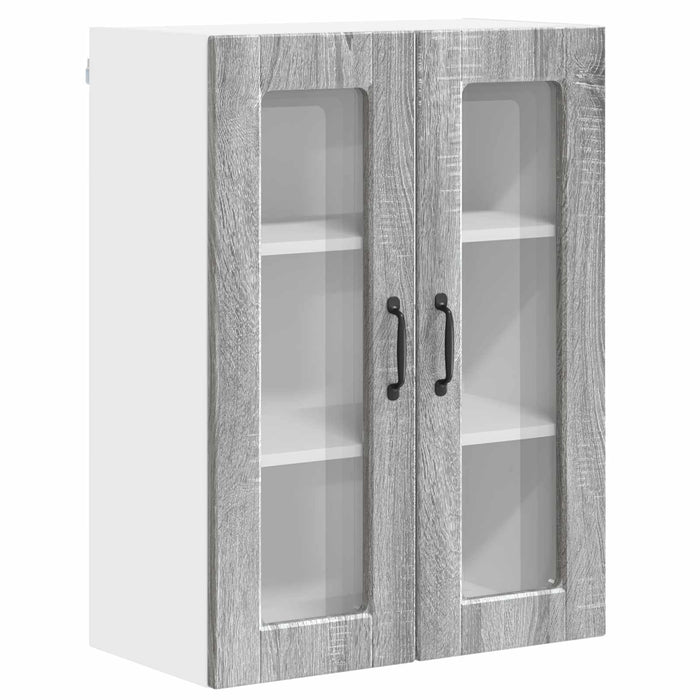 Mobile da cucina con lo scaffale-Armadio da cucina Grigio Sonoma 60 x 31 x 80 cm 209139