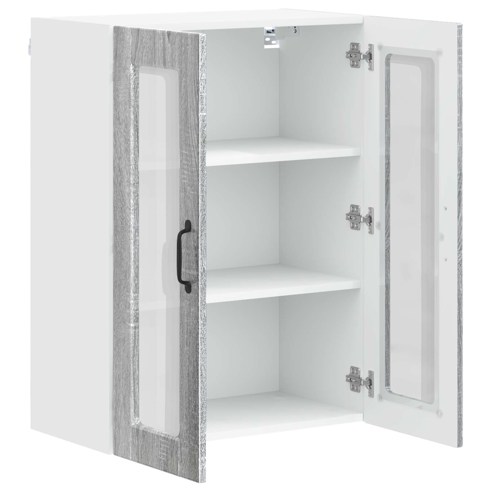 Mobile da cucina con lo scaffale-Armadio da cucina Grigio Sonoma 60 x 31 x 80 cm 209139