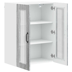 Mobile da cucina con lo scaffale-Armadio da cucina Grigio Sonoma 60 x 31 x 80 cm 209139