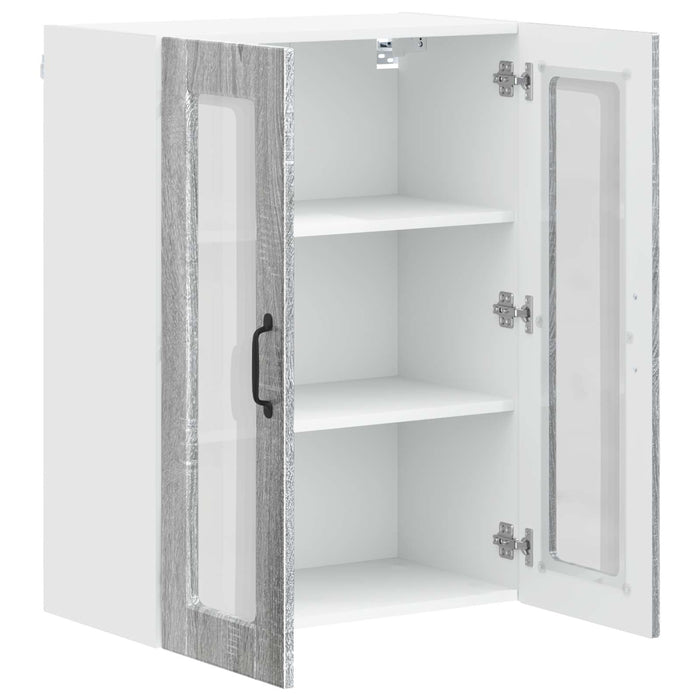 Mobile da cucina con lo scaffale-Armadio da cucina Grigio Sonoma 60 x 31 x 80 cm 209139