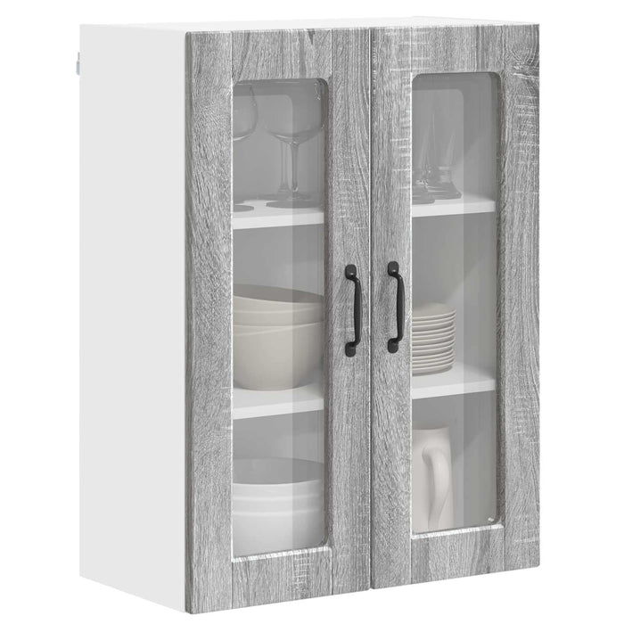 Mobile da cucina con lo scaffale-Armadio da cucina Grigio Sonoma 60 x 31 x 80 cm 209139