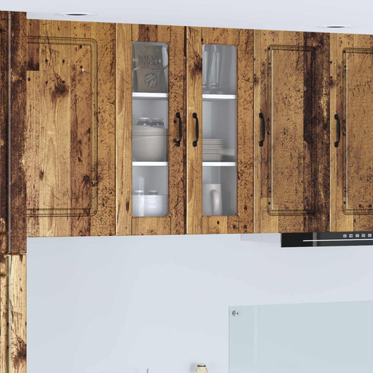 Mobile da cucina con lo scaffale Legno vecchio 60 x 31 x 80 cm 885443