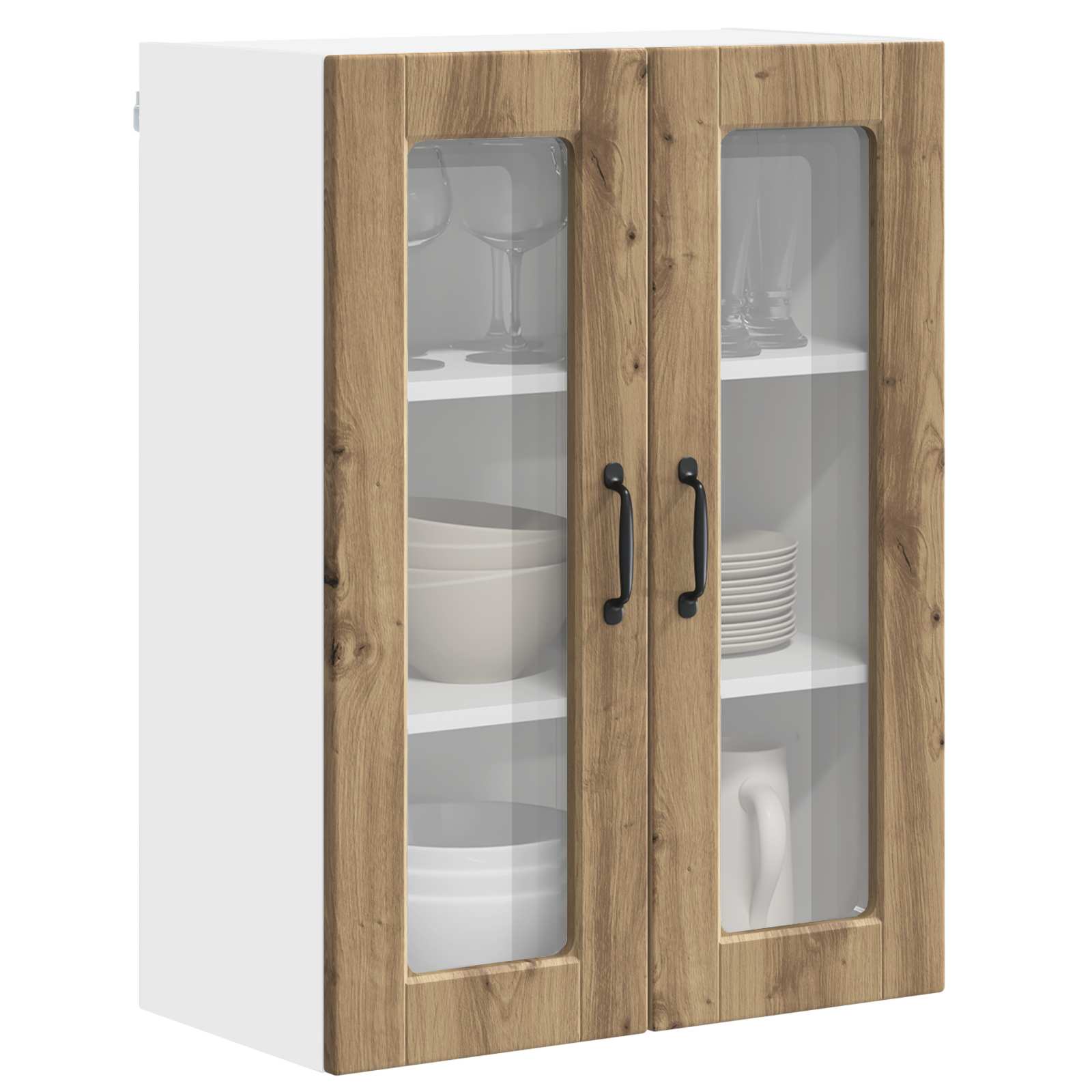 Mobile da cucina con porta-Armadio da cucina Rovere artigianale 60 x 31 x 80 cm 840208