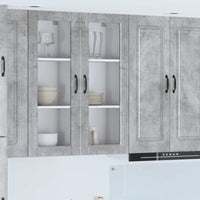 Mobile da cucina con porta-Armadio da cucina Grigio cemento 40 x 31 x 100 cm 583126