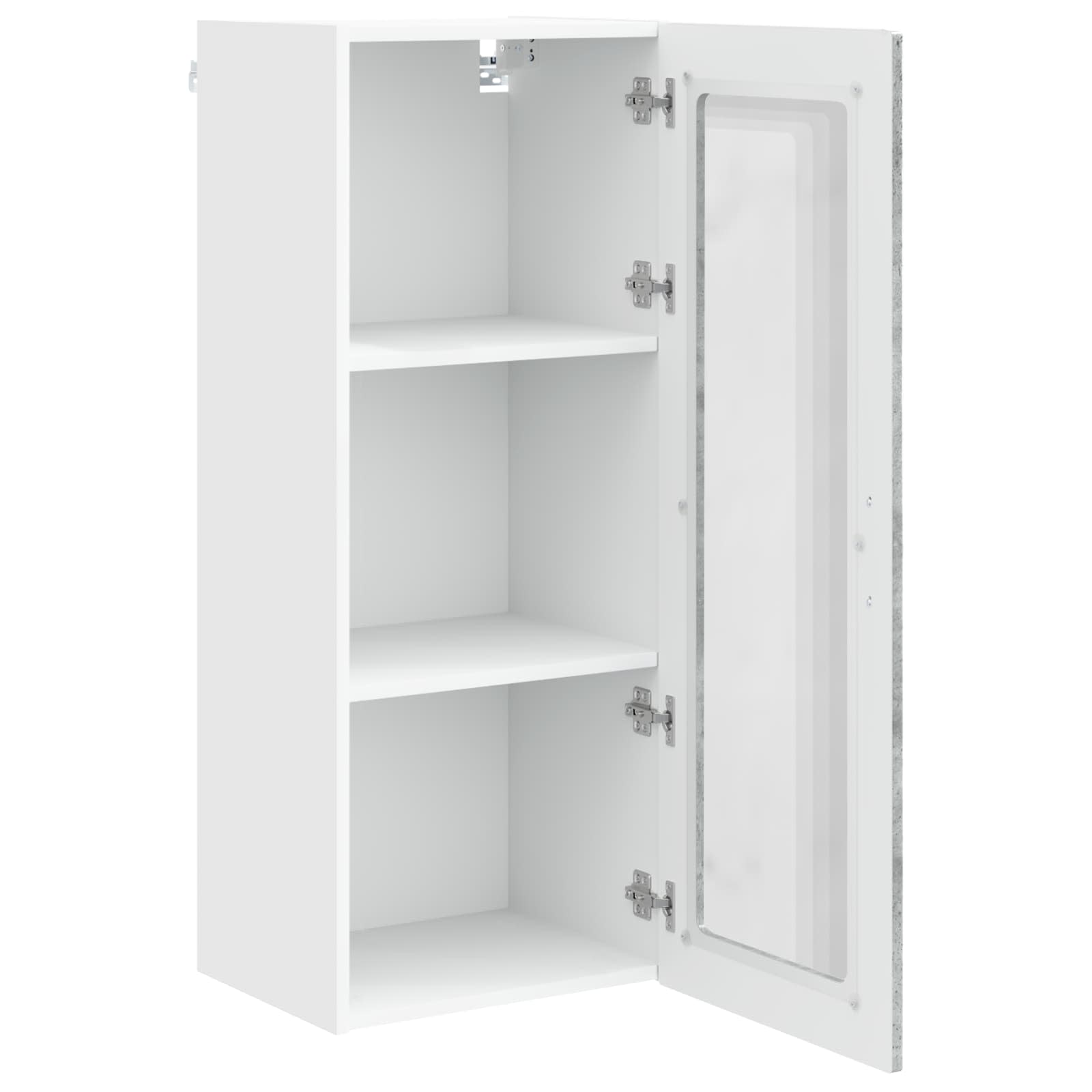 Mobile da cucina con porta-Armadio da cucina Grigio cemento 40 x 31 x 100 cm 583126