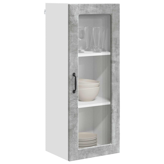 Mobile da cucina con porta-Armadio da cucina Grigio cemento 40 x 31 x 100 cm 583126