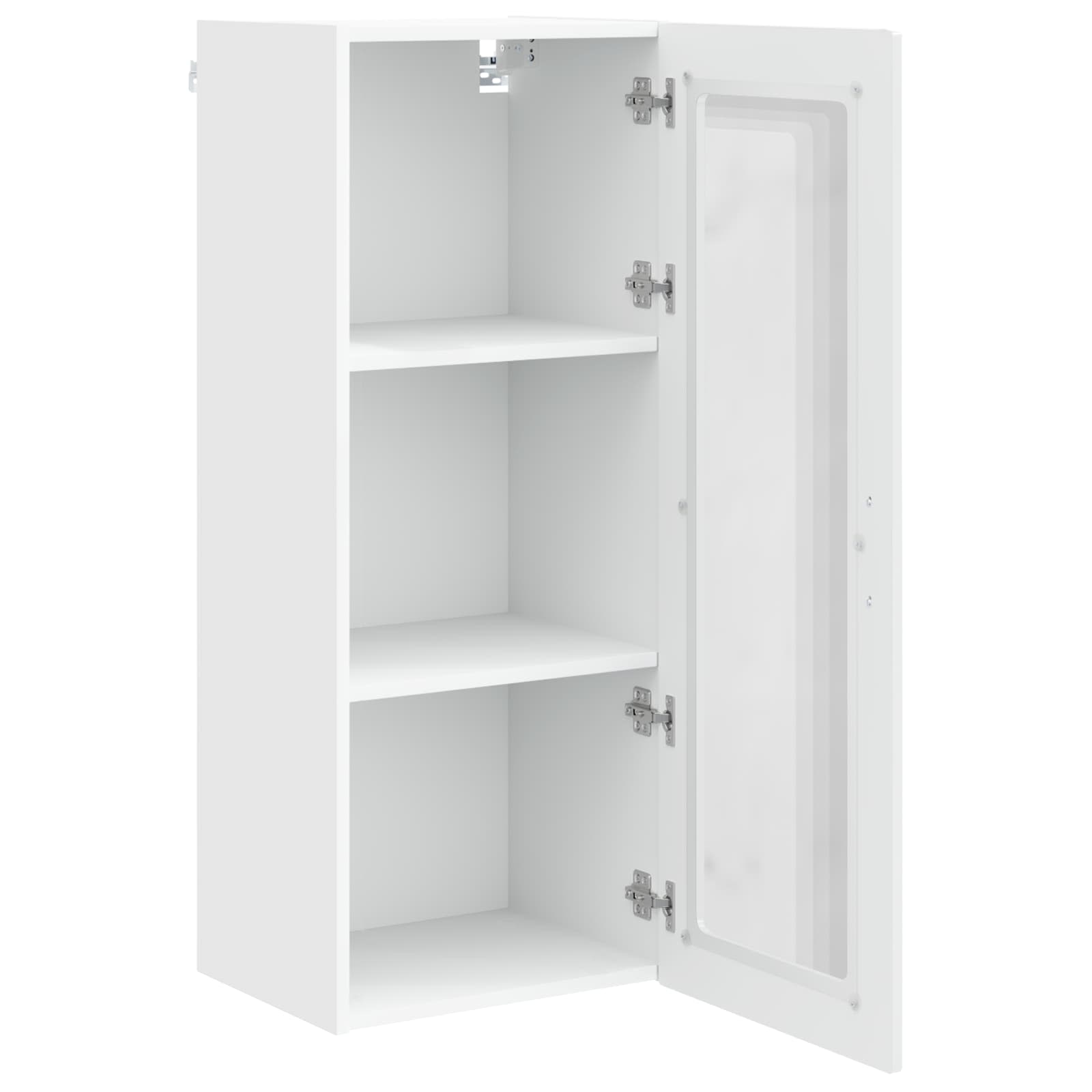 Mobile da cucina con lo scaffale-Armadio da cucina Bianco Lucido 40 x 31 x 100 cm 557783