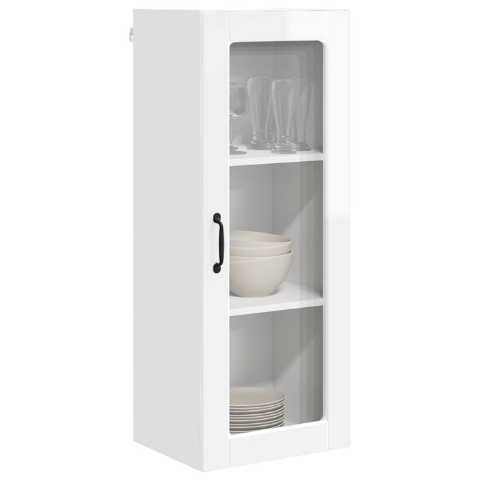 Mobile da cucina con lo scaffale-Armadio da cucina Bianco Lucido 40 x 31 x 100 cm 557783