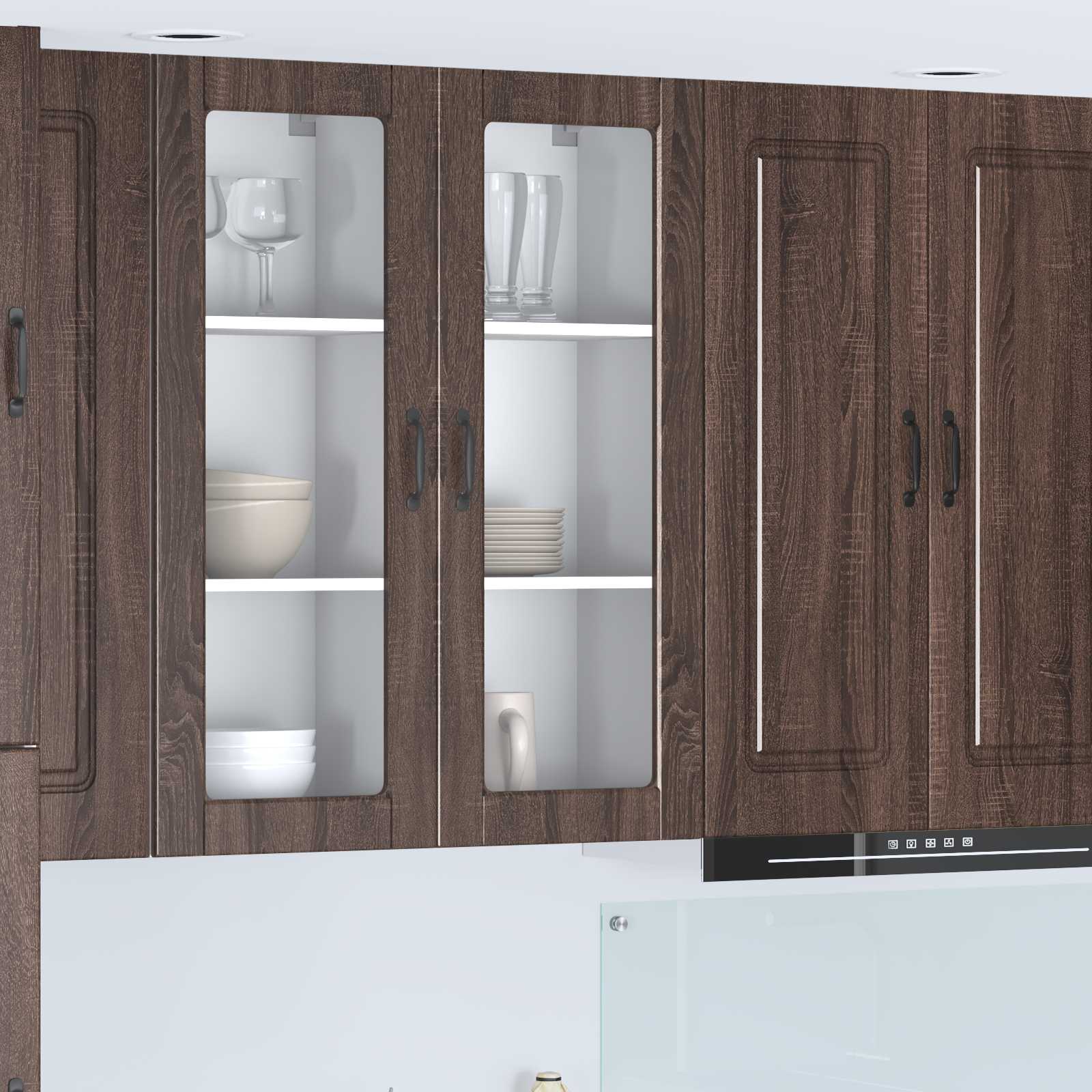 Mobile da cucina con porta-Armadio da cucina Rovere Marrone 40 x 31 x 100 cm 930797