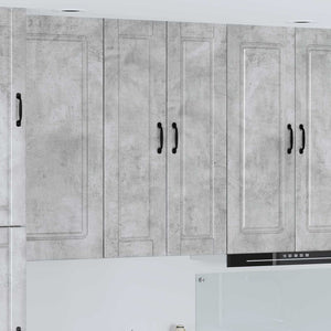 Mobile da cucina con porta-Armadio da cucina Grigio cemento 30 x 31 x 100 cm