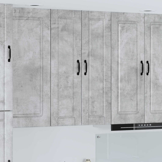 Mobile da cucina con porta-Armadio da cucina Grigio cemento 30 x 31 x 100 cm