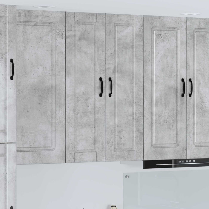 Mobile da cucina con porta-Armadio da cucina Grigio cemento 30 x 31 x 100 cm