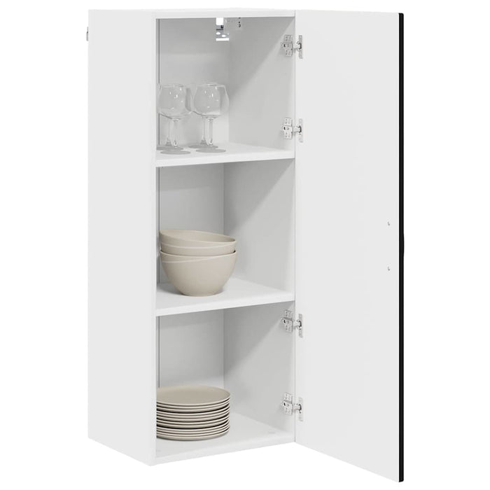 Pensile cucina-Mobile Cucina da Parete Nero 40 x 31 x 100 cm Legno multistrato