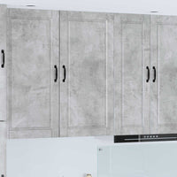 Mobile da cucina con porta Grigio cemento 50 x 31 x 100 cm 885478