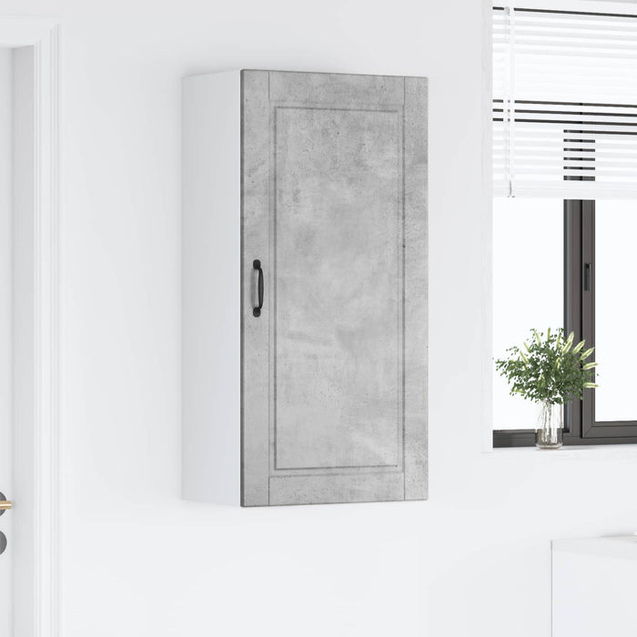 Mobile da cucina con porta Grigio cemento 50 x 31 x 100 cm 885478