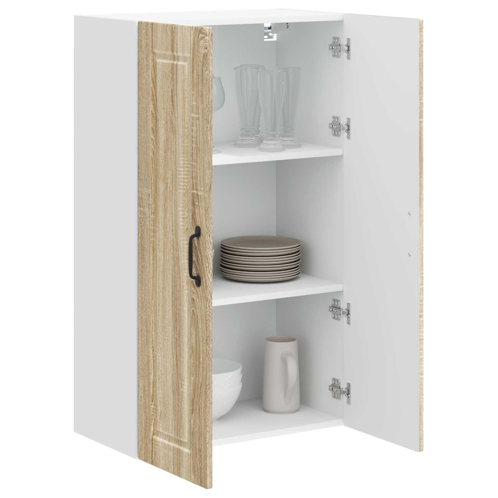 Mobile da cucina con lo scaffale-Armadio da cucina Rovere Sonoma 60 x 31 x 100 cm 386389