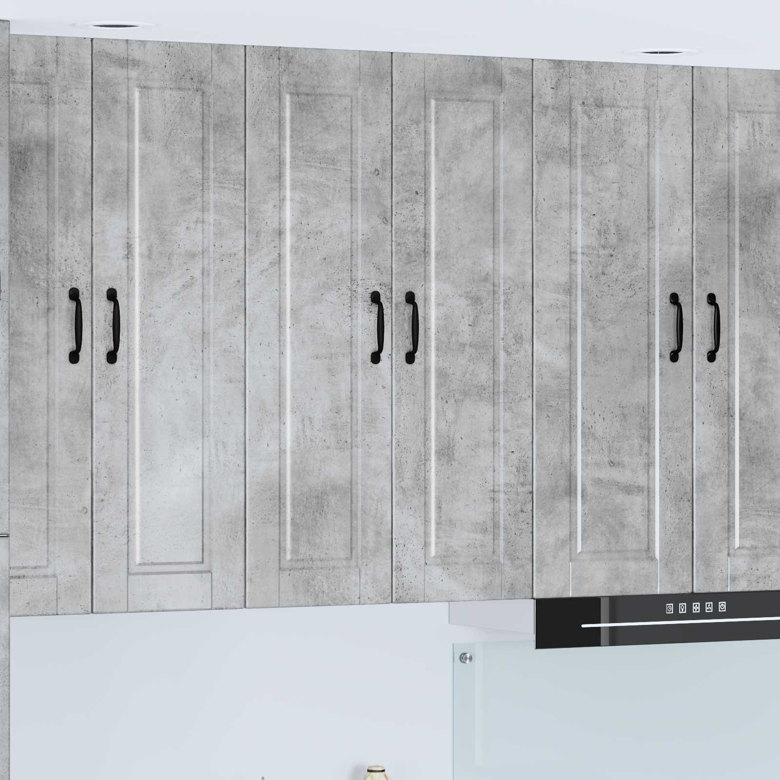 Mobile da cucina con porta-Armadio da cucina Grigio cemento 60 x 31 x 100 cm 704540