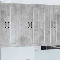 Mobile da cucina con porta-Armadio da cucina Grigio cemento 60 x 31 x 100 cm 704540