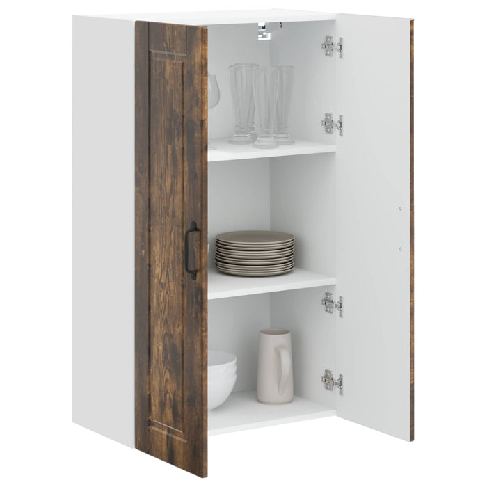 Mobile da cucina-Armadio da cucina Rovere fum¨¦ 60 x 31 x 100 cm Legno multistrato 362955