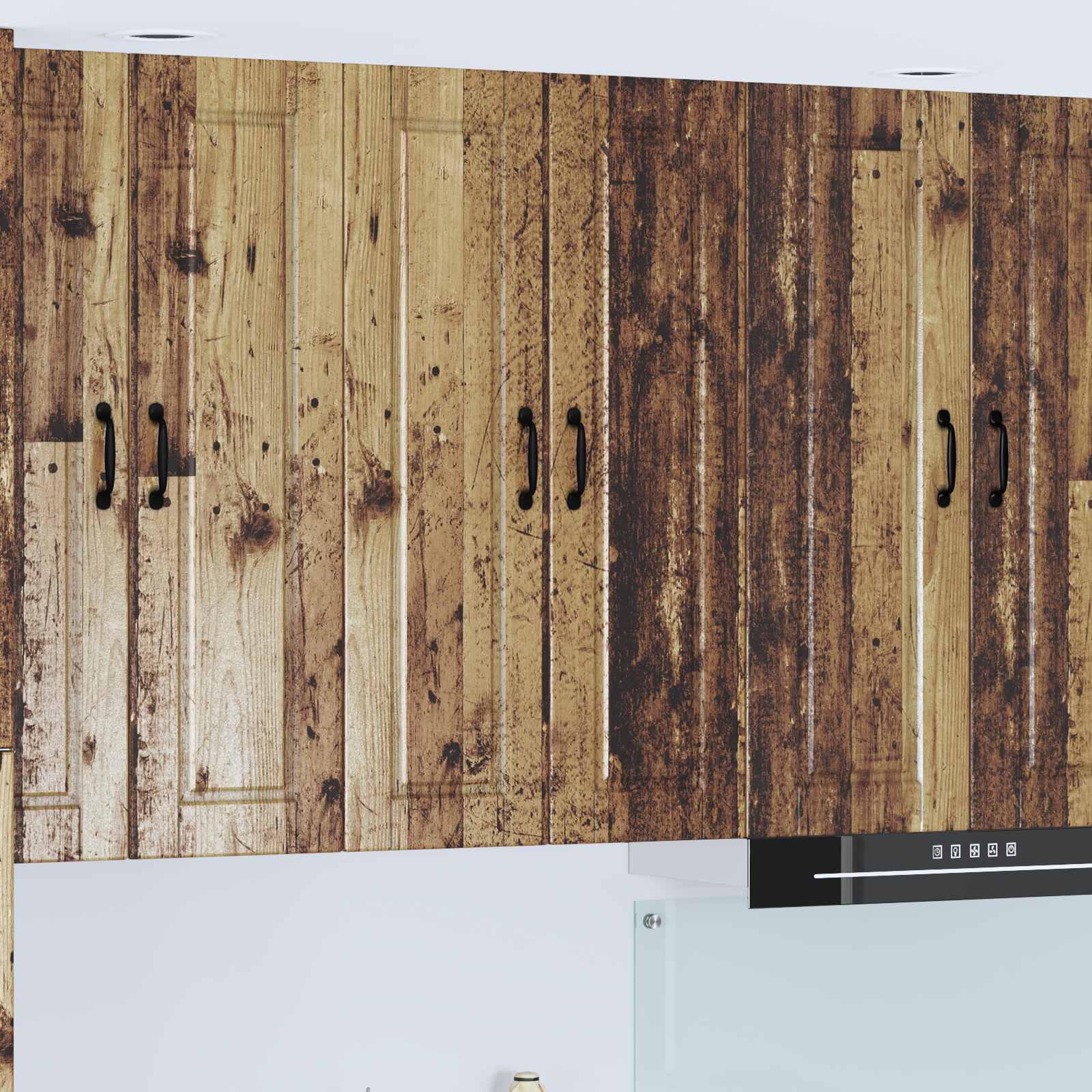 Mobile da cucina con lo scaffale-Armadio da cucina Legno vecchio 60 x 31 x 100 cm 755104