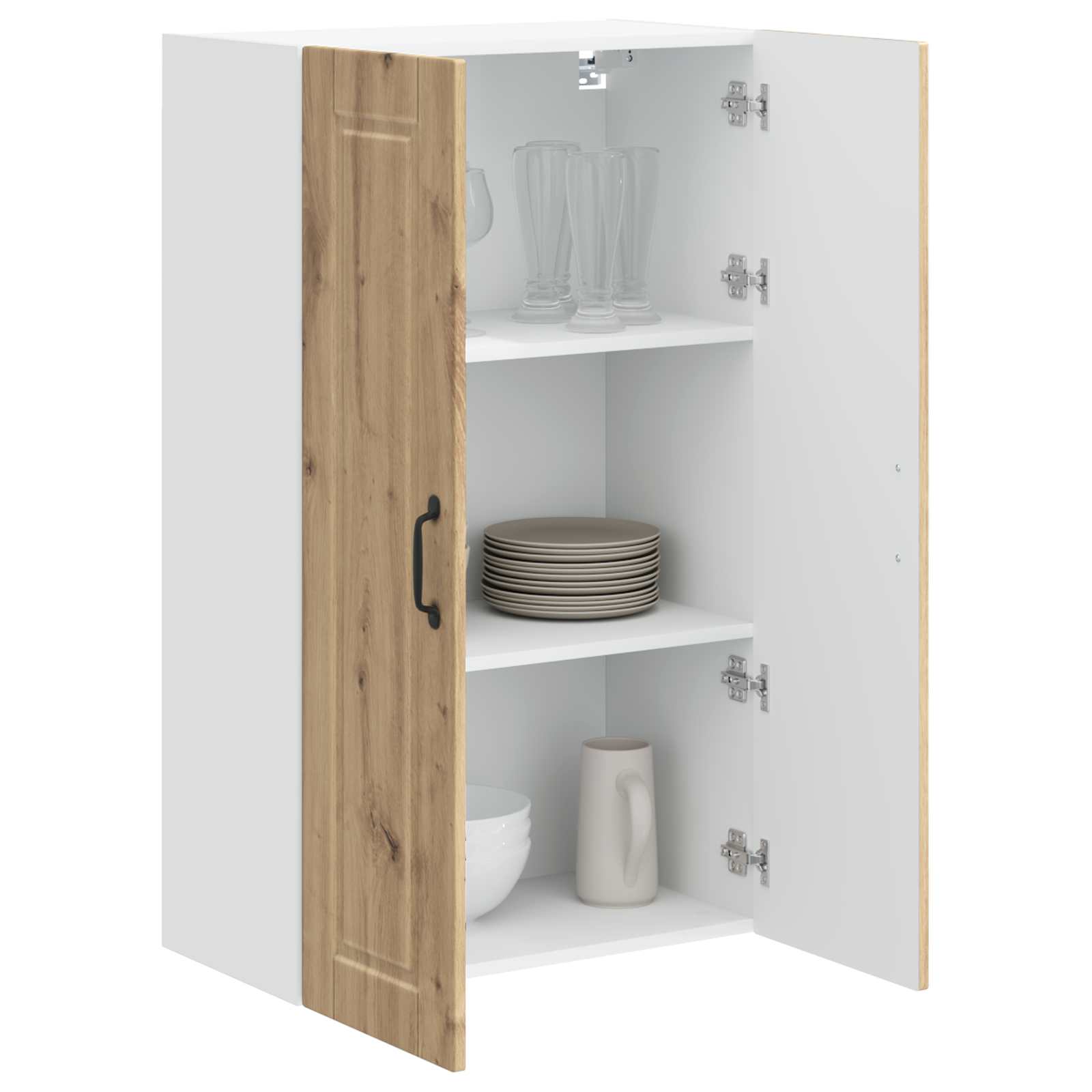 Mobile da cucina con porta-Armadio da cucina Rovere artigianale 60 x 31 x 100 cm 945719