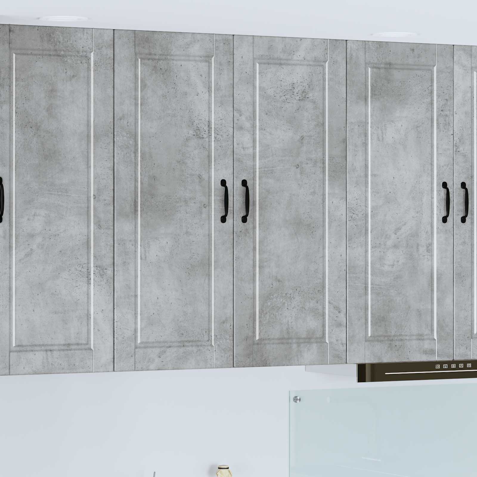 Mobile da cucina con porta Grigio cemento 80 x 31 x 100 cm 885498