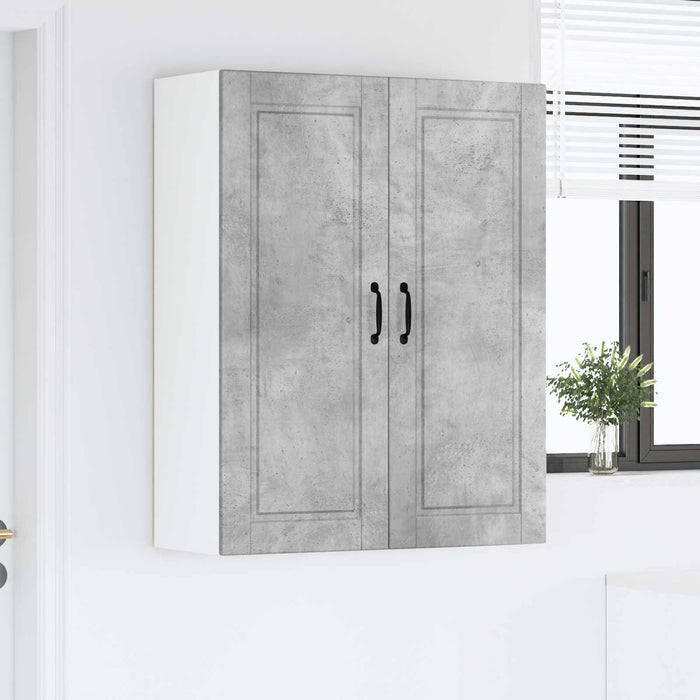 Mobile da cucina con porta Grigio cemento 80 x 31 x 100 cm 885498