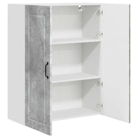 Mobile da cucina con porta Grigio cemento 80 x 31 x 100 cm 885498