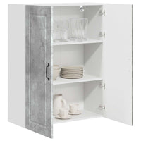 Mobile da cucina con porta Grigio cemento 80 x 31 x 100 cm 885498