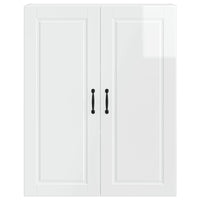 Mobile da cucina con lo scaffale Bianco Lucido 80 x 31 x 100 cm 885499