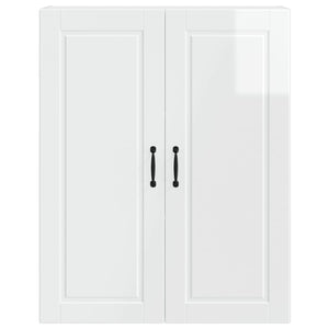 Mobile da cucina con lo scaffale Bianco Lucido 80 x 31 x 100 cm 885499