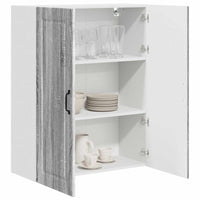 Mobile da cucina con lo scaffale-Armadio da cucina Grigio Sonoma 80 x 31 x 100 cm 296535