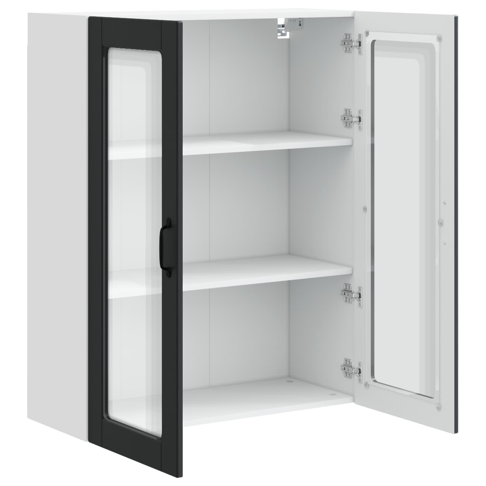 Mobile da cucina-Armadio da cucina Nero 80 x 31 x 100 cm Legno multistrato 842788