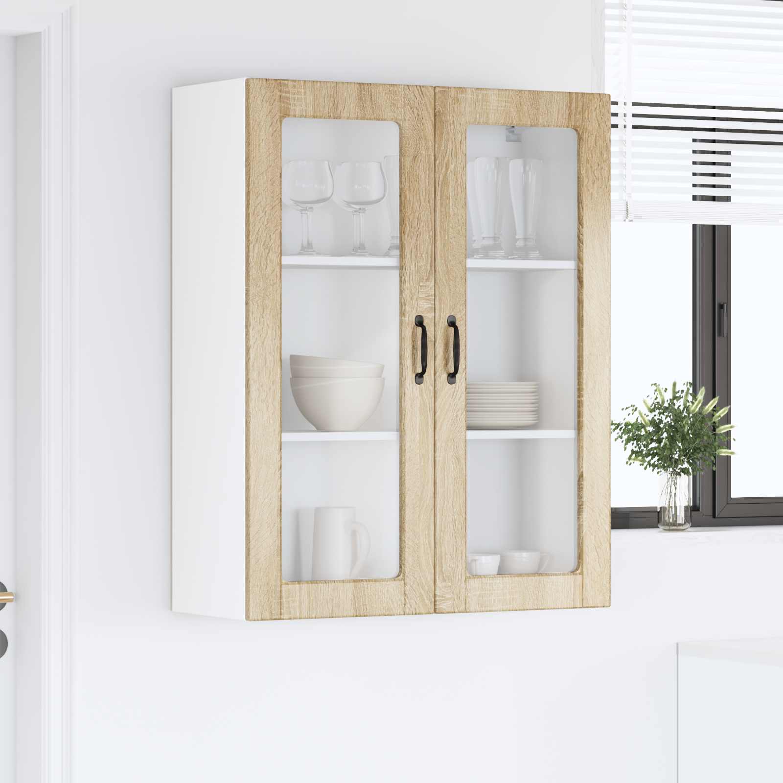 Mobile da cucina con lo scaffale Rovere Sonoma 80 x 31 x 100 cm 885507