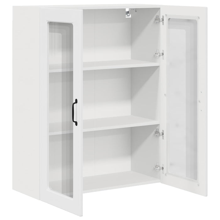 Mobile da cucina con lo scaffale Bianco Lucido 80 x 31 x 100 cm 885509