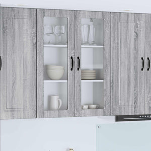 Mobile da cucina con lo scaffale Grigio Sonoma 80 x 31 x 100 cm 885511