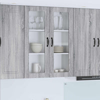 Mobile da cucina con lo scaffale-Armadio da cucina Grigio Sonoma 80 x 31 x 100 cm 207600