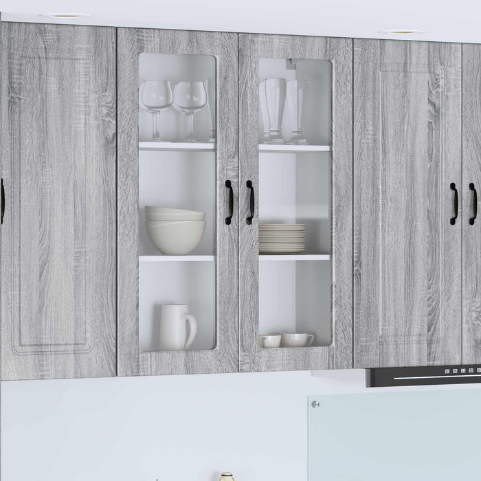 Mobile da cucina con lo scaffale-Armadio da cucina Grigio Sonoma 80 x 31 x 100 cm 207600
