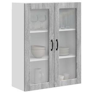 Mobile da cucina con lo scaffale Grigio Sonoma 80 x 31 x 100 cm 885511