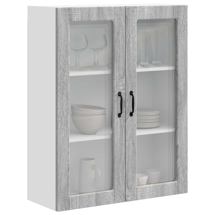 Mobile da cucina con lo scaffale Grigio Sonoma 80 x 31 x 100 cm 885511